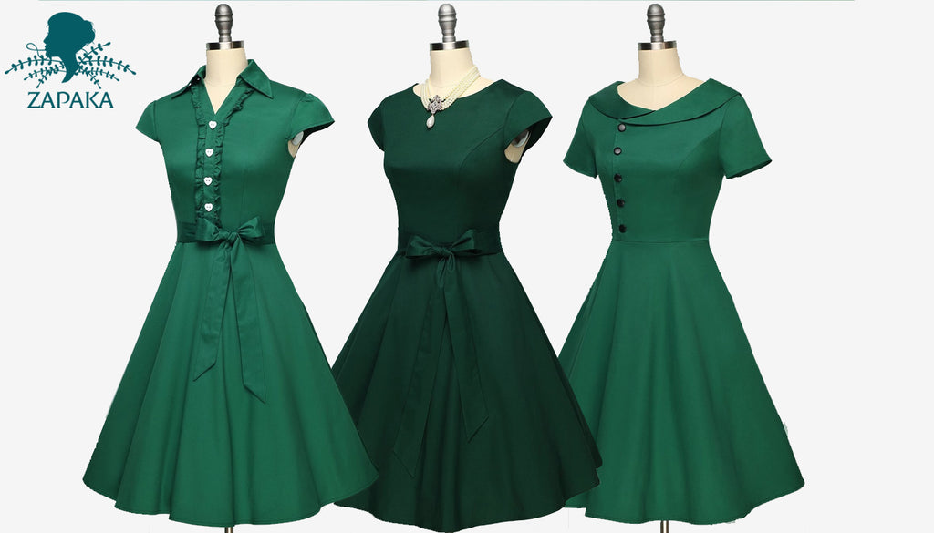 The Lady in A Green Dress