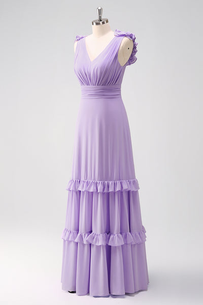 Zofia Rib Dress Lilac