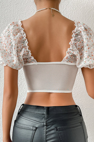 WAIST SHAPE PUFF SLEEVE TOPS｜TOPS(トップス)｜CLANE OFFICIAL
