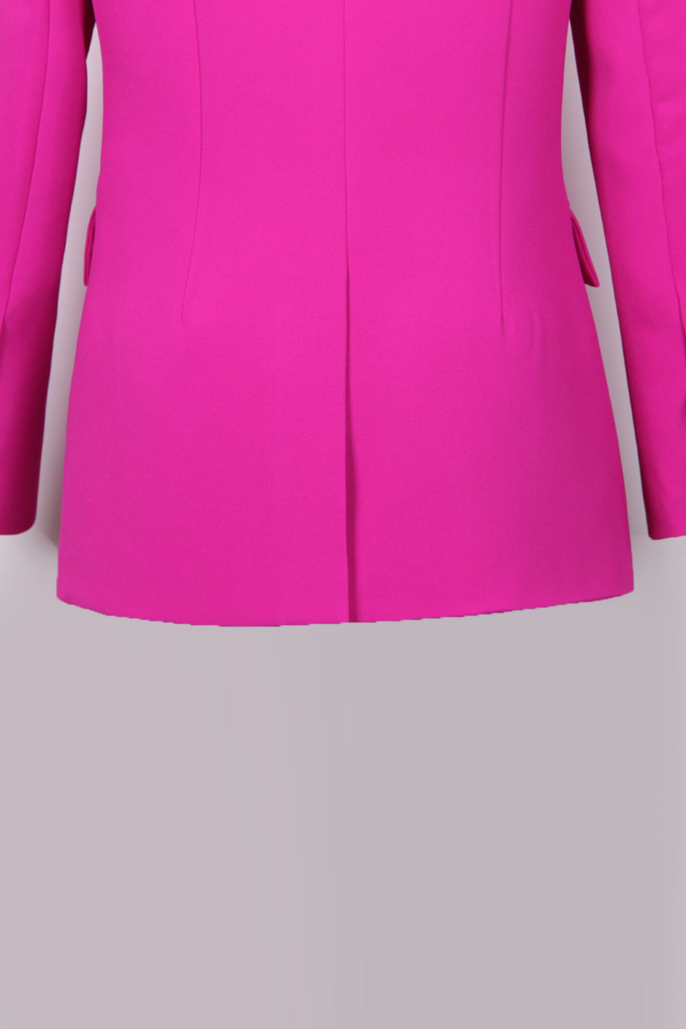 Fuchsia One Button Peak Lapel Women Suits