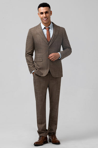 スーツ 20-40s 3Peace Suit K.AKAHANE Brown AM99 20-40s 3Peace Suit K.AKAHANE Brown AM99（Men's Suits Brown 3