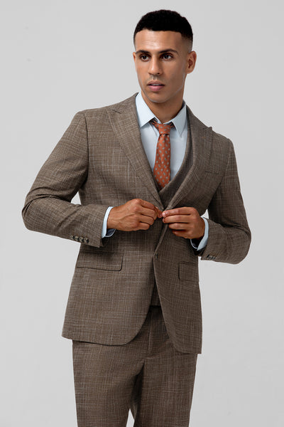 スーツ 20-40s 3Peace Suit K.AKAHANE Brown AM99 20-40s 3Peace Suit K.AKAHANE Brown AM99