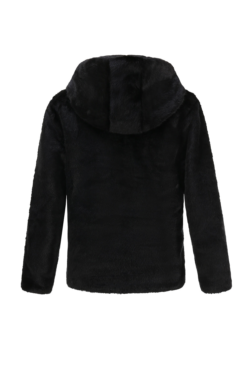 Faux Fur Winter Thickened Luxury Men's Coat with Hood