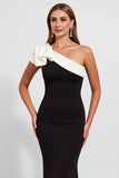 Black Mermaid Satin Long Formal Dress