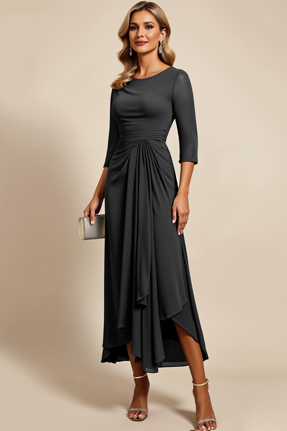 Twilight Sheath Chiffon Ankle Length Mother of the Bride Dress
