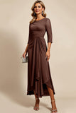 Twilight Sheath Chiffon Ankle Length Mother of the Bride Dress