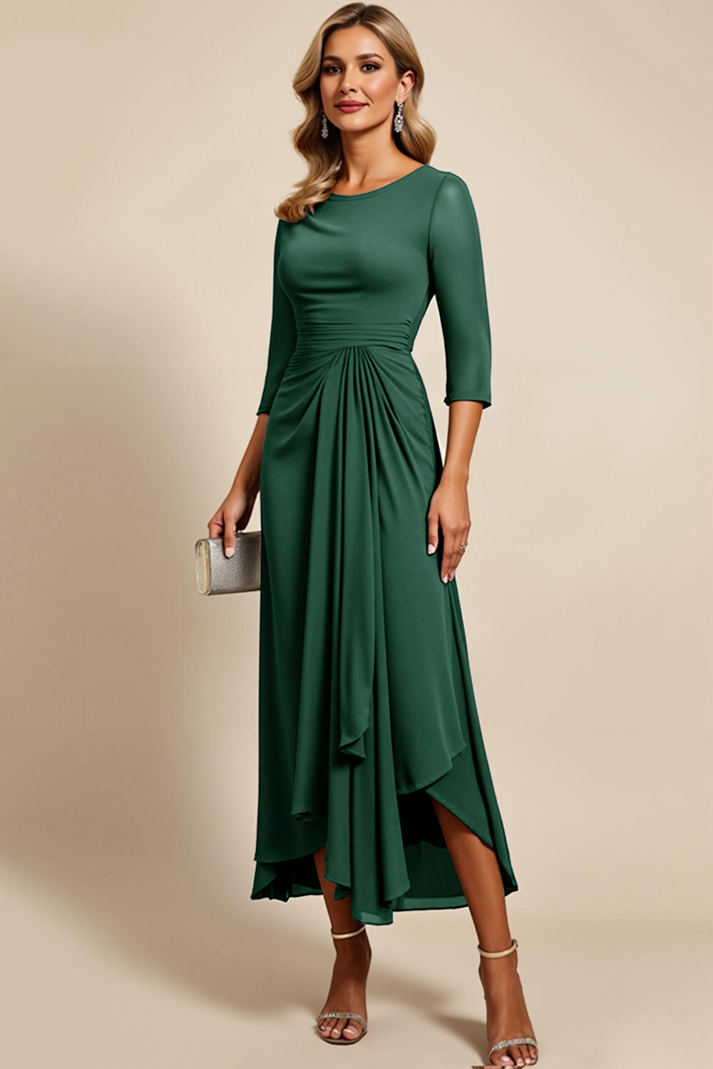 Twilight Sheath Chiffon Ankle Length Mother of the Bride Dress