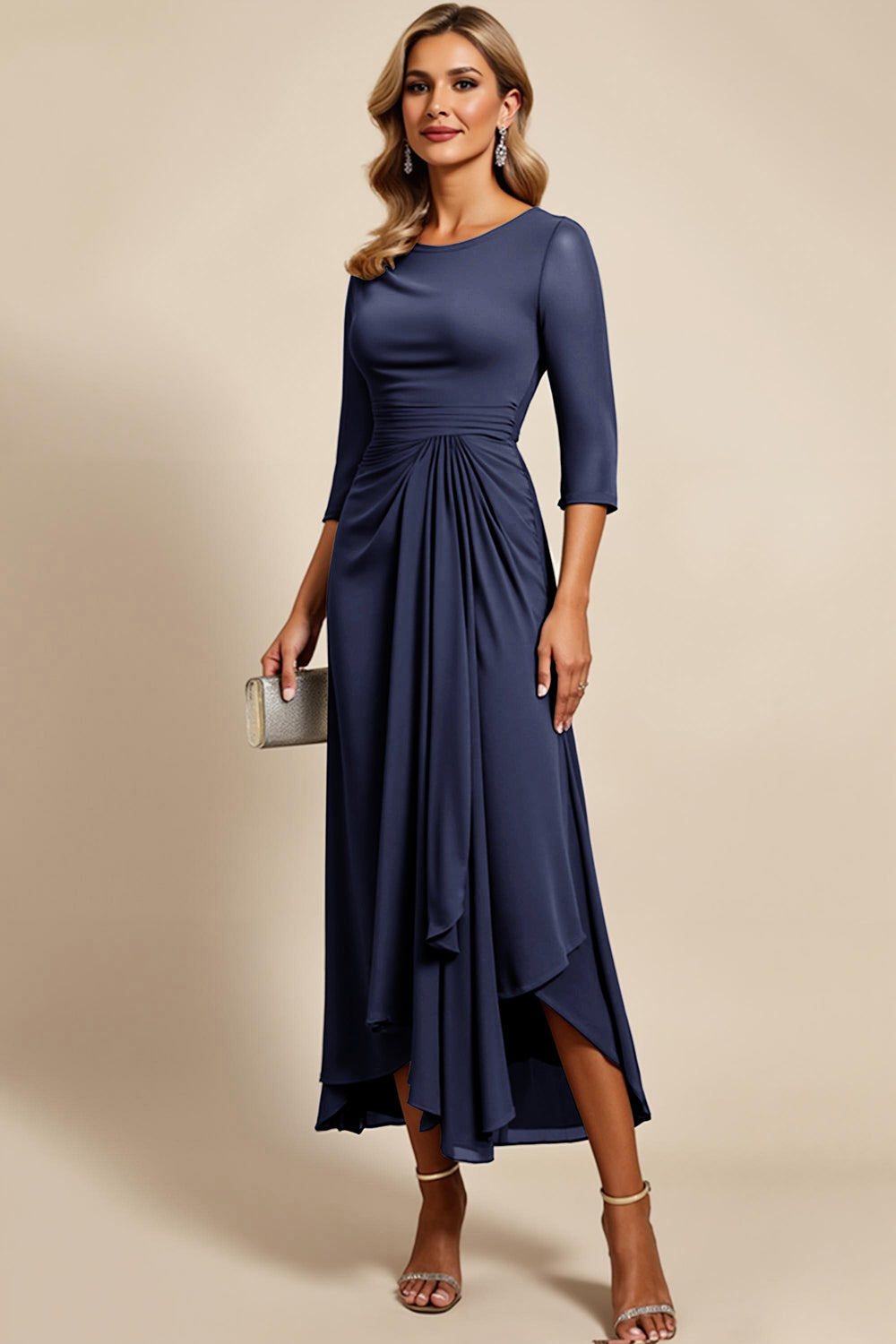 Twilight Sheath Chiffon Ankle Length Mother of the Bride Dress