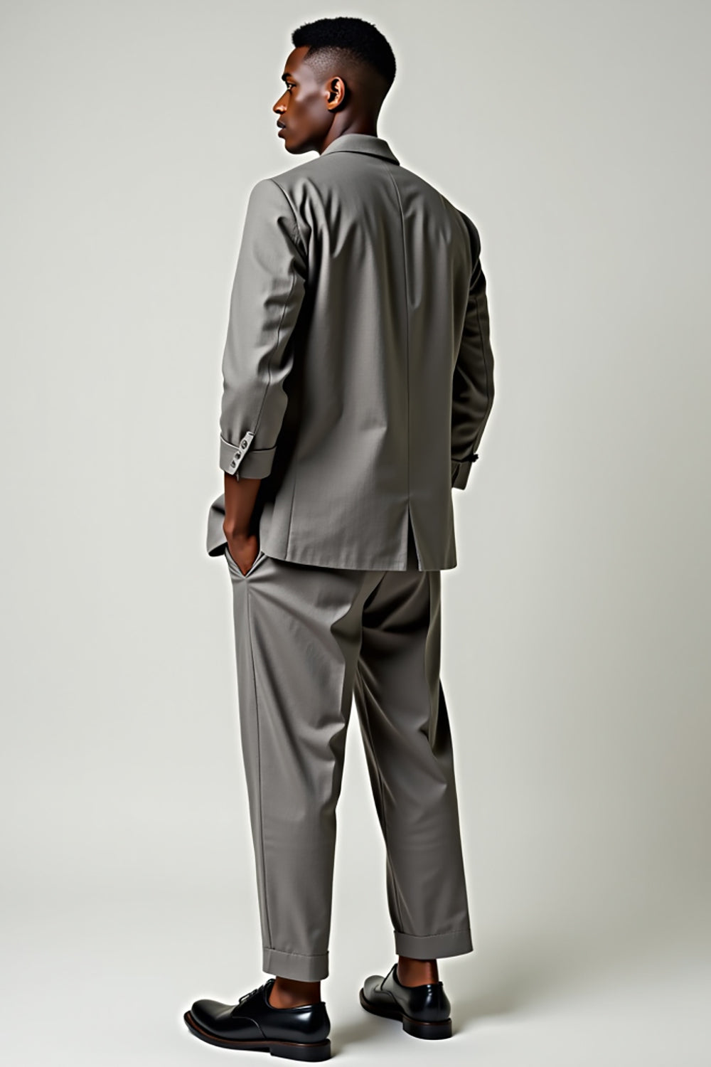 Dark Green Notched Lapel 2 Piece Homecoming Suits