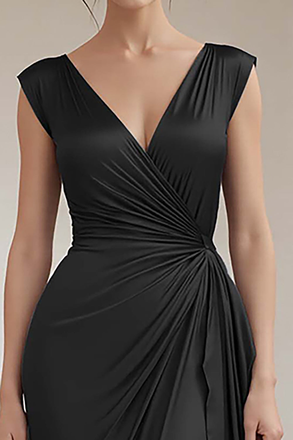 Royal Blue A Line Ruched Long Formal Dress