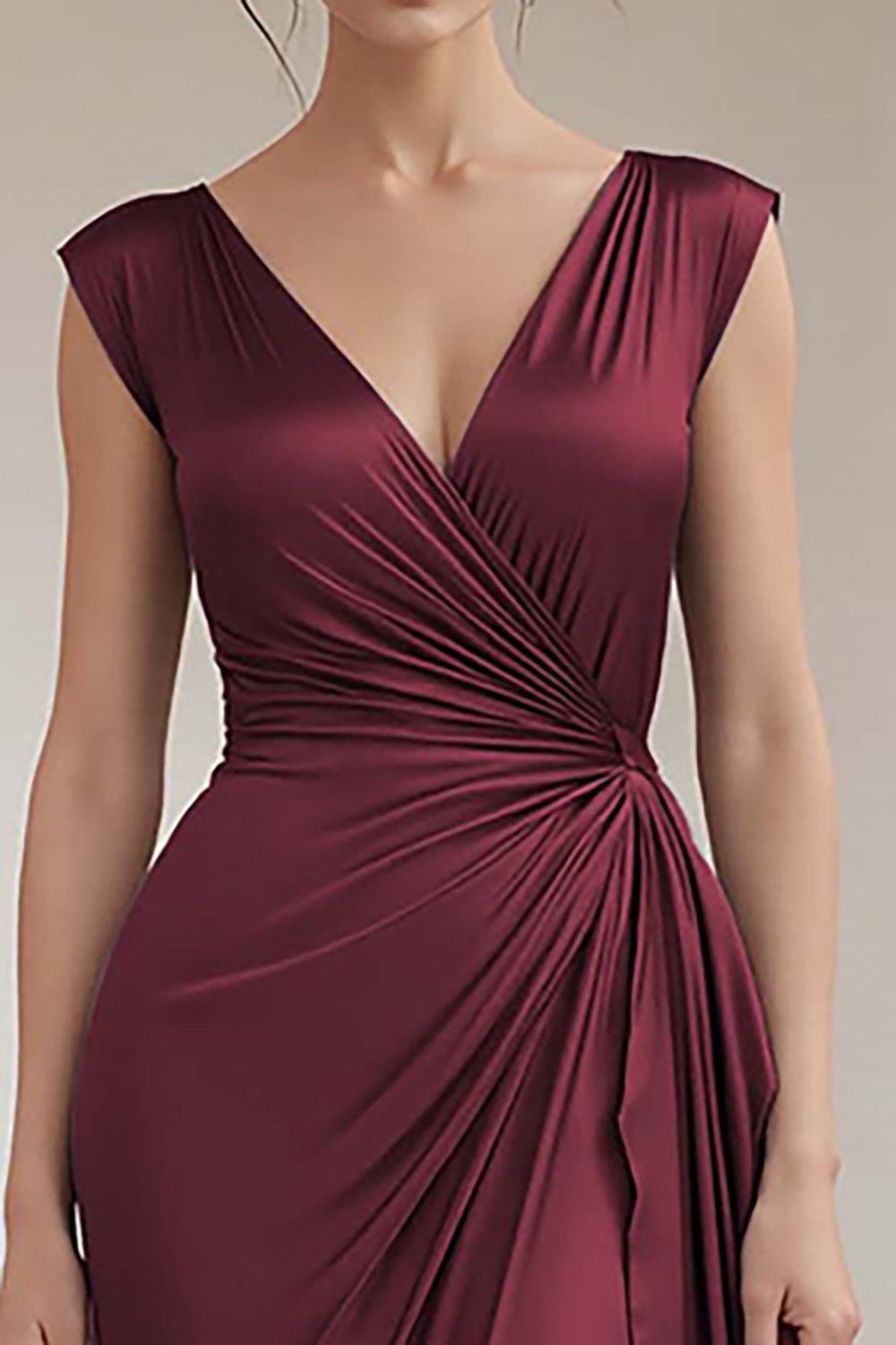 Royal Blue A Line Ruched Long Formal Dress
