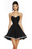 A Line Sleeveless Simple Little Black Dress