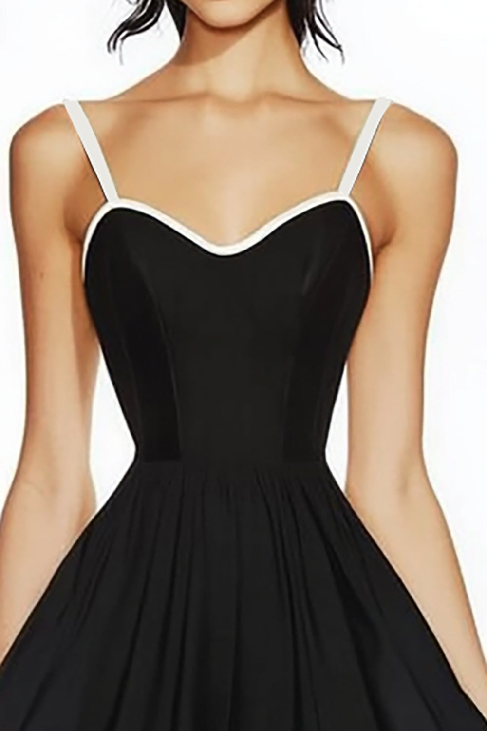 A Line Sleeveless Simple Little Black Dress