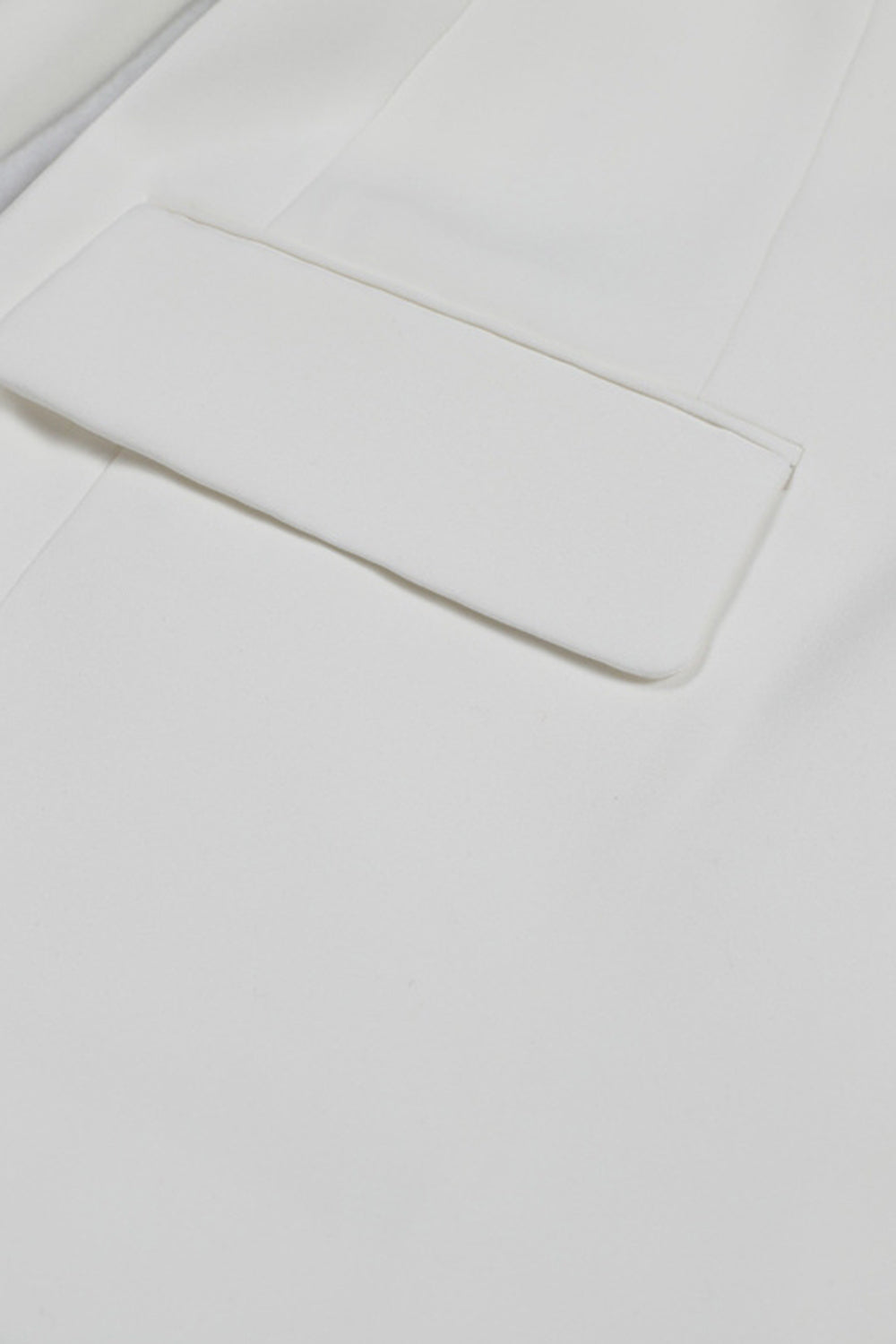 White Peak Lapel Single Breasted Women Prom Blazer with Sequins