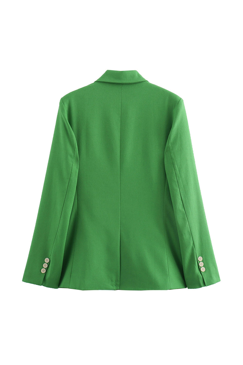 Green 2 Piece Peak Lapel Double Breasted Women Prom Suits