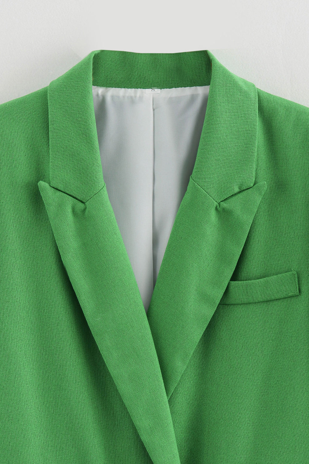 Green 2 Piece Peak Lapel Double Breasted Women Prom Suits