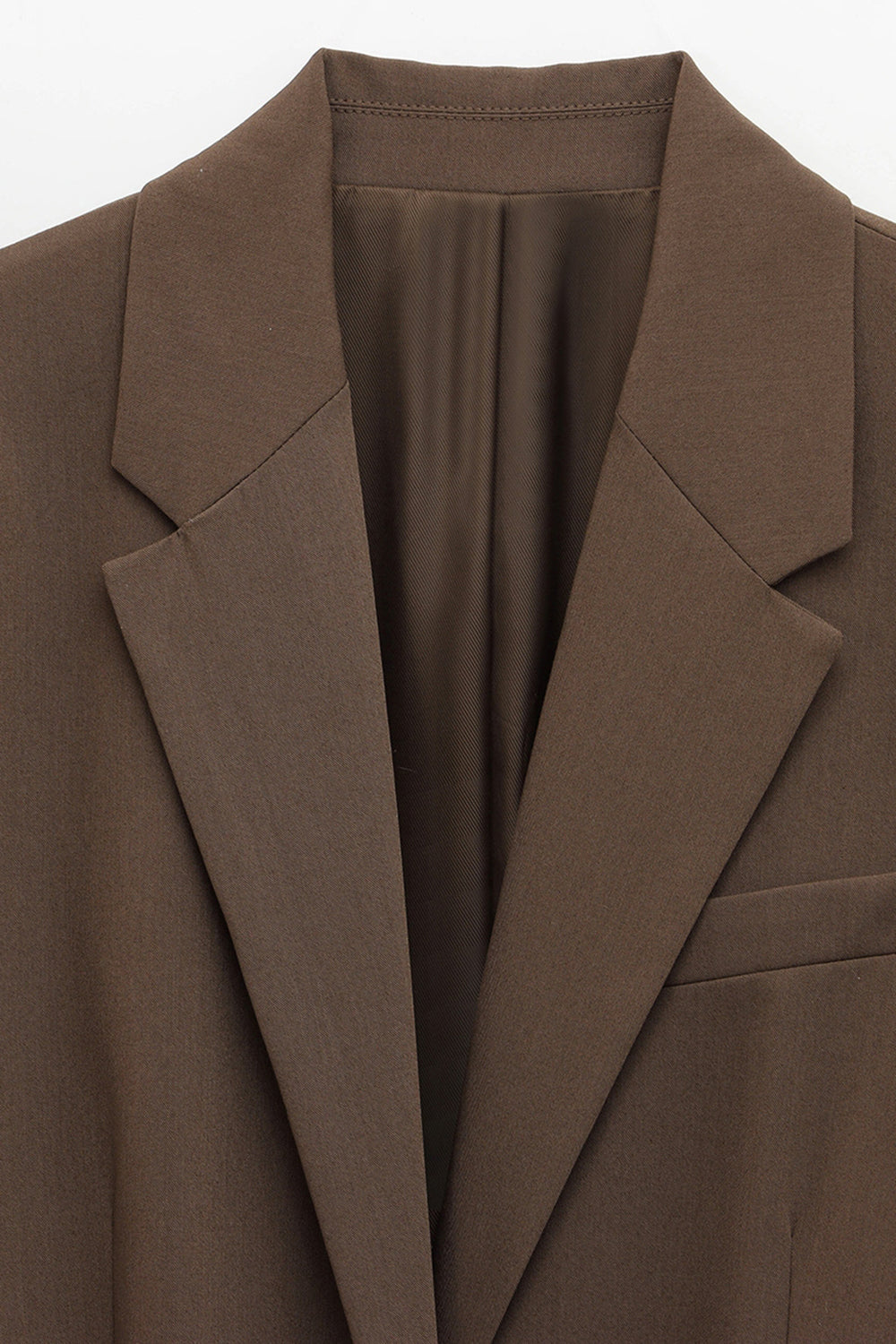 Coffee 2 Piece Notched Lapel Women Prom Suits with Belts