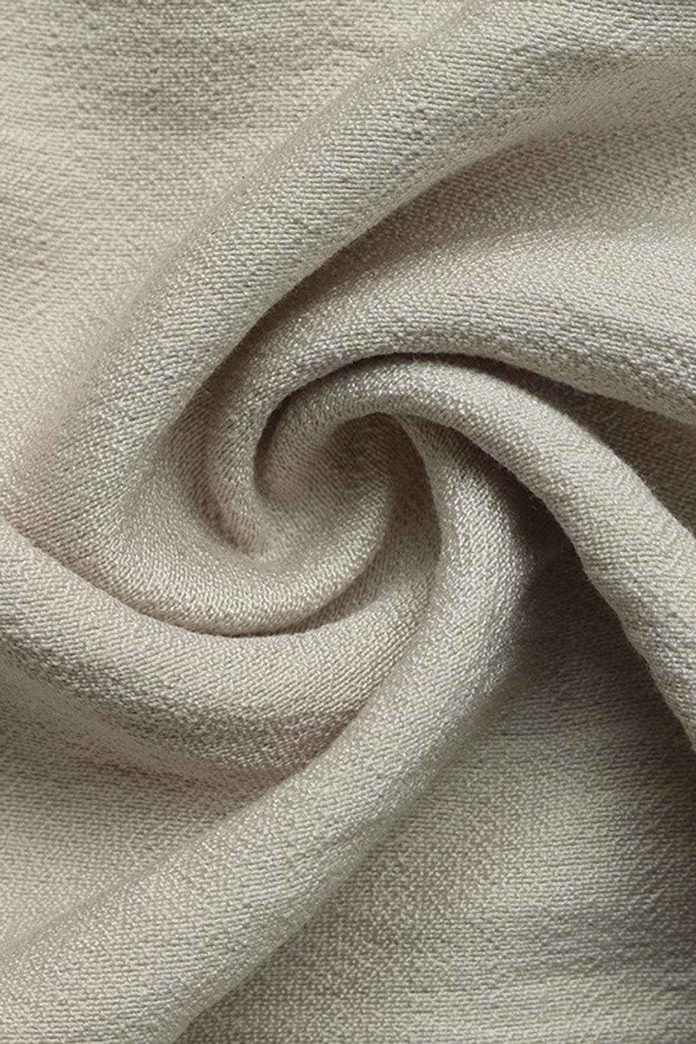 V Neck Khaki A Line Casual Summer Dress with Pockets