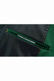 Green Peak Lapel Slim Fit One Button Men's Blazer