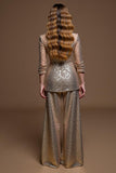Sparkly Golden 2 Piece Sequins Holiday Suits