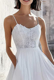Ivory Tulle Corset Maxi Engagement Dress with Pockets