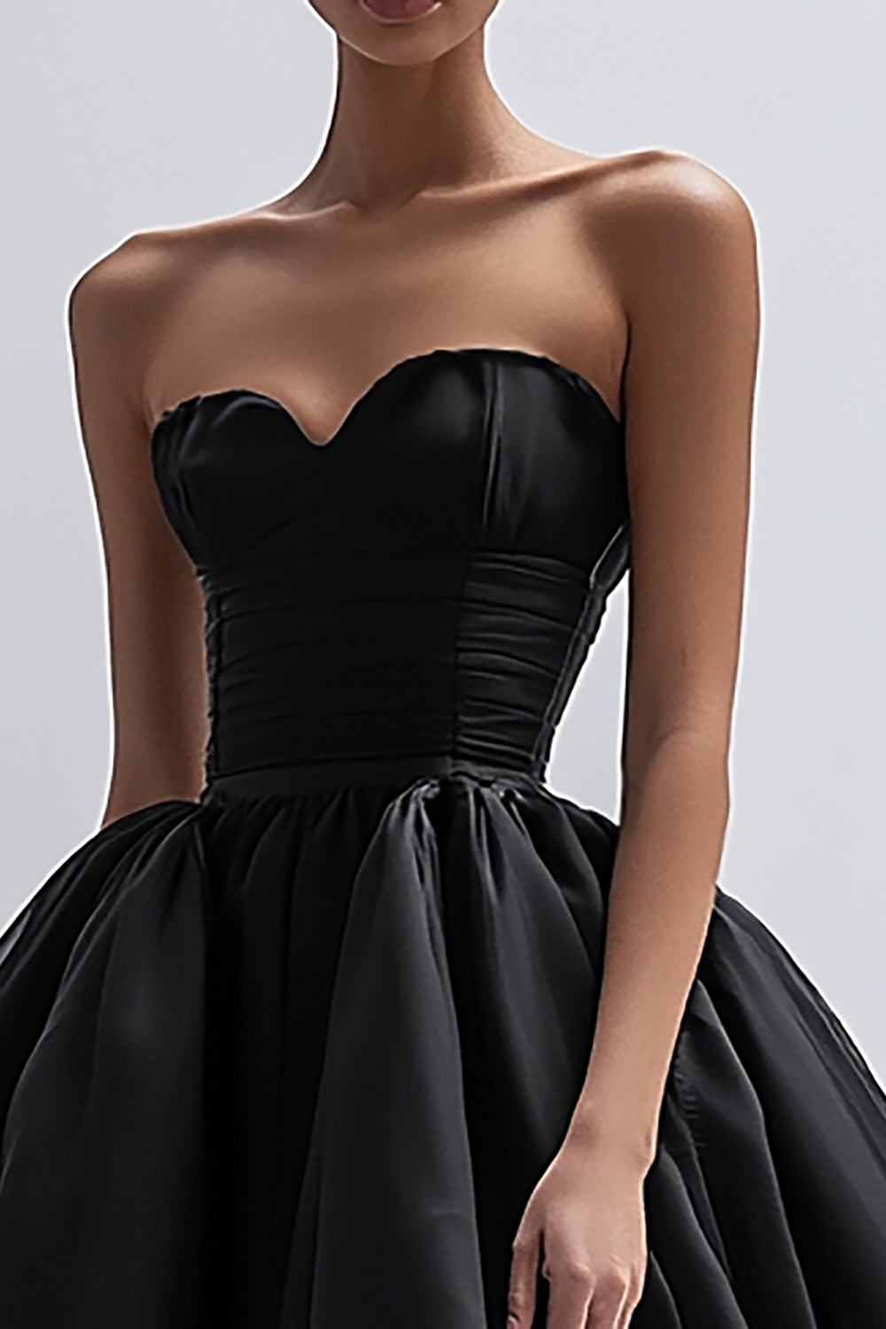A-Line Midi Black Cocktail Dress