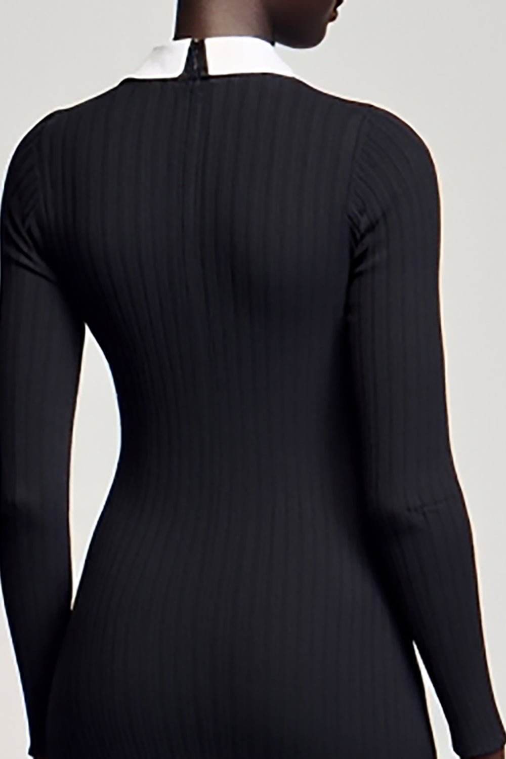 Jersey Sheath Black Wedding Guest Dress