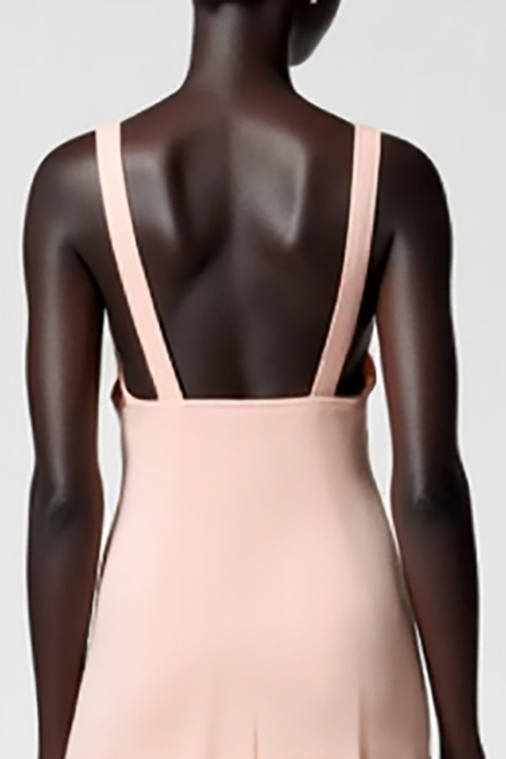 Pink Chiffon A Line Midi Wedding Guest Dress