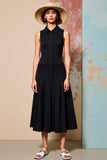 Black Keyhole A Line Simple Wedding Guest Dress