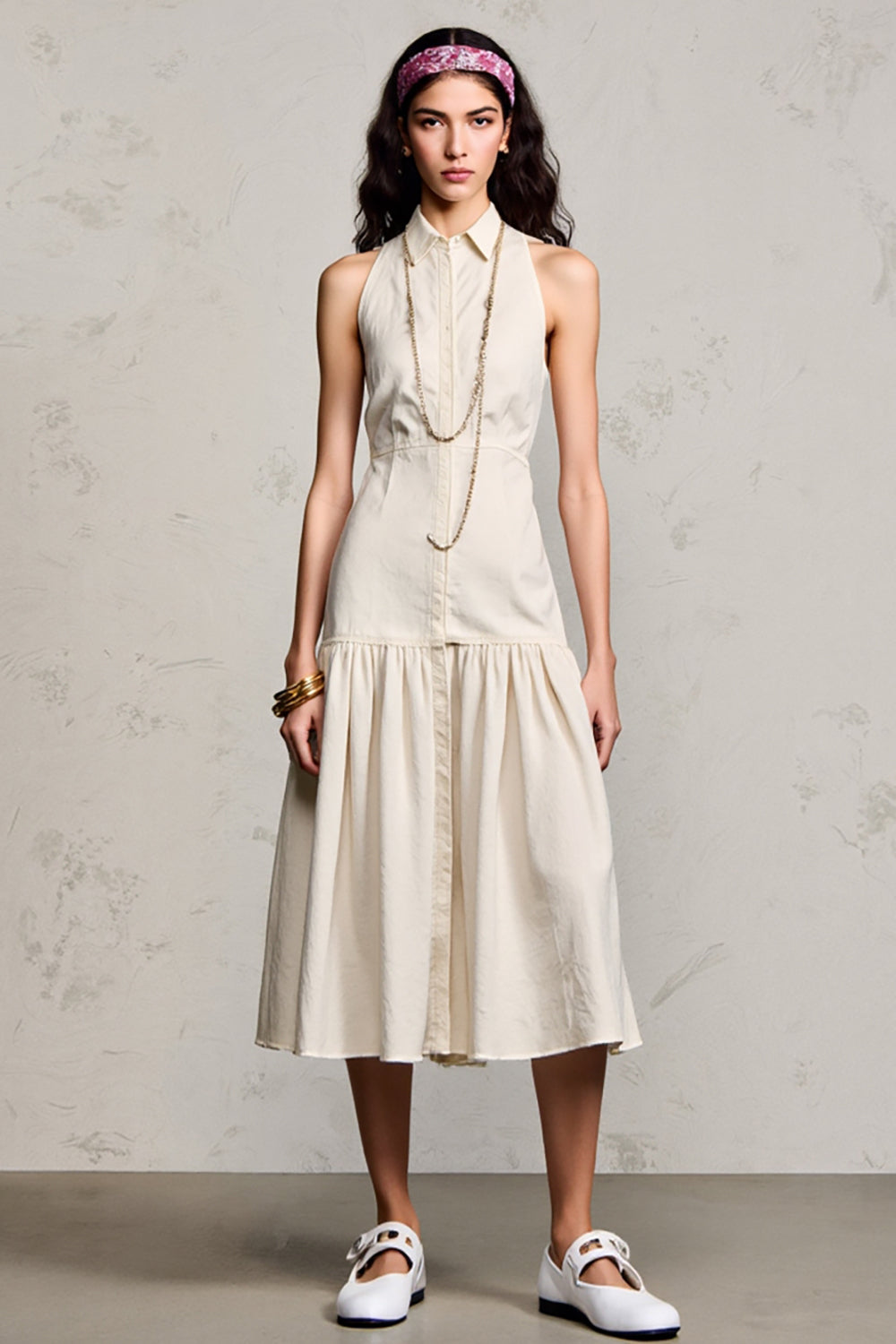 Ivory Keyhole A Line Wedding Guest Dress