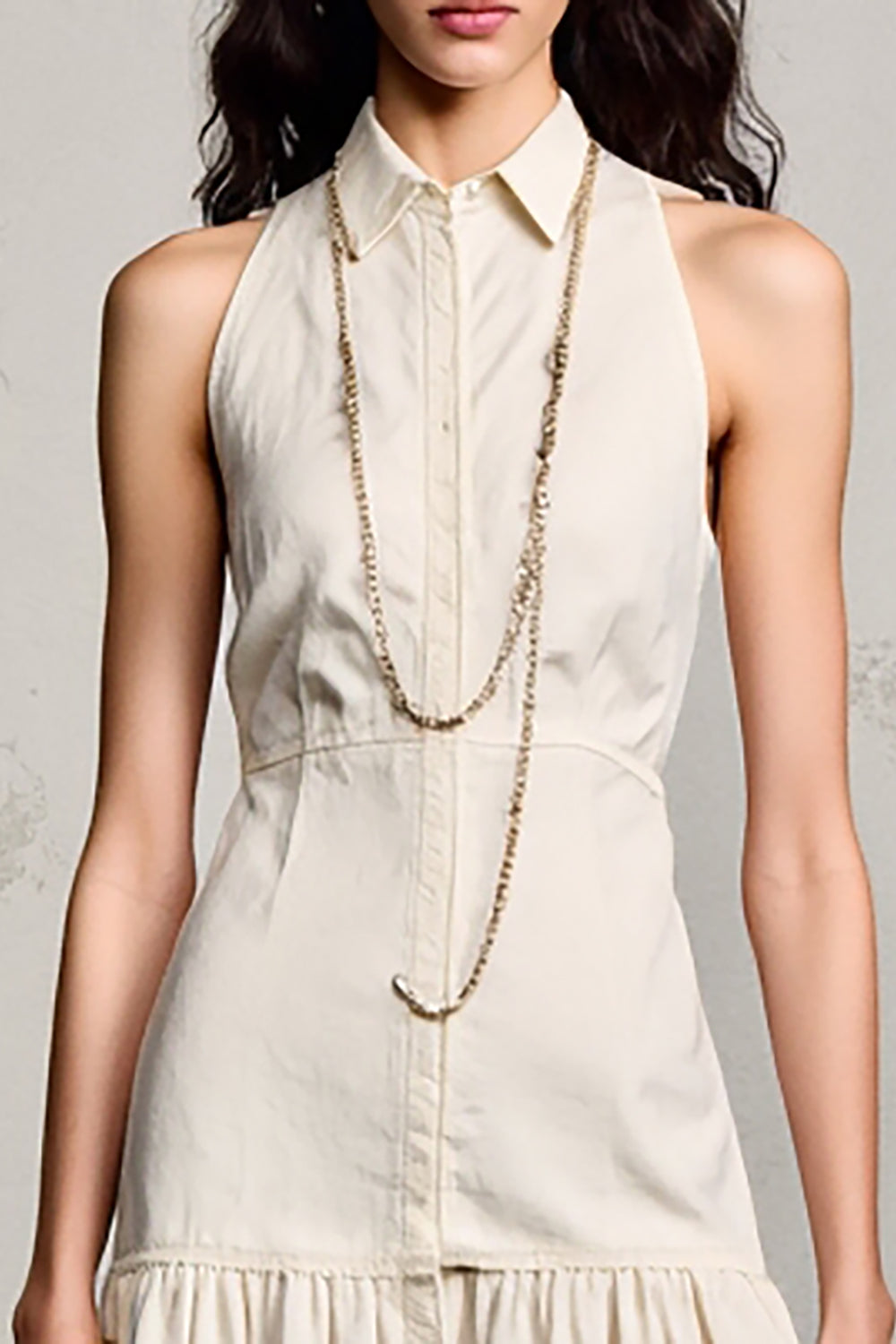 Ivory Keyhole A Line Wedding Guest Dress