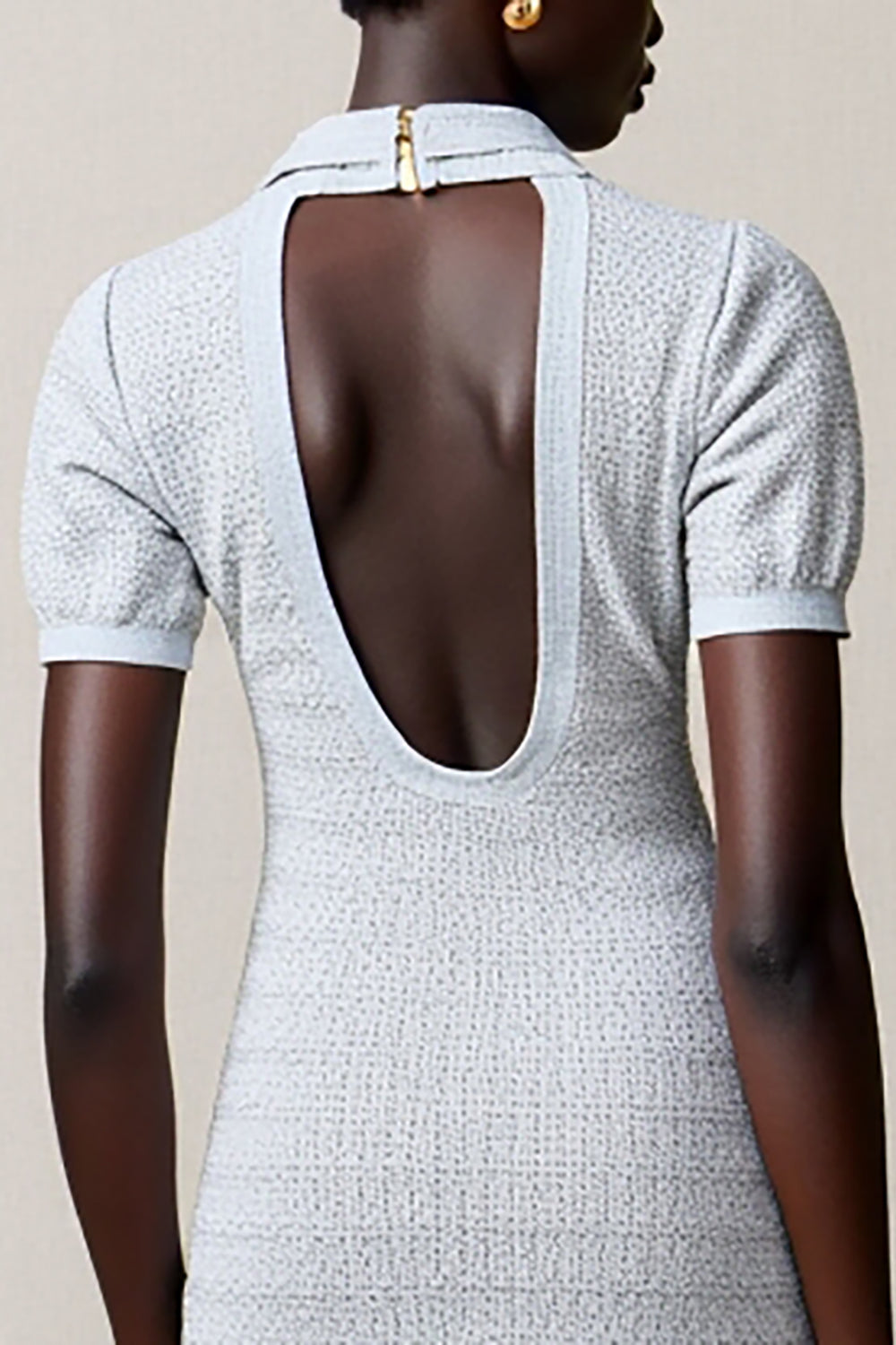 Dusty Blue A Line Wedding Guest Dress With Ruffles