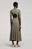 Olive A Line Cut Out Wedding Guest Dress