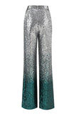 Sparkly Silver Sequins 2-piece Women Suits