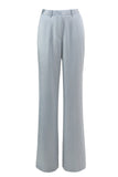 Dusty Blue Peak Lapel 2 Piece Women's Suit with Sash