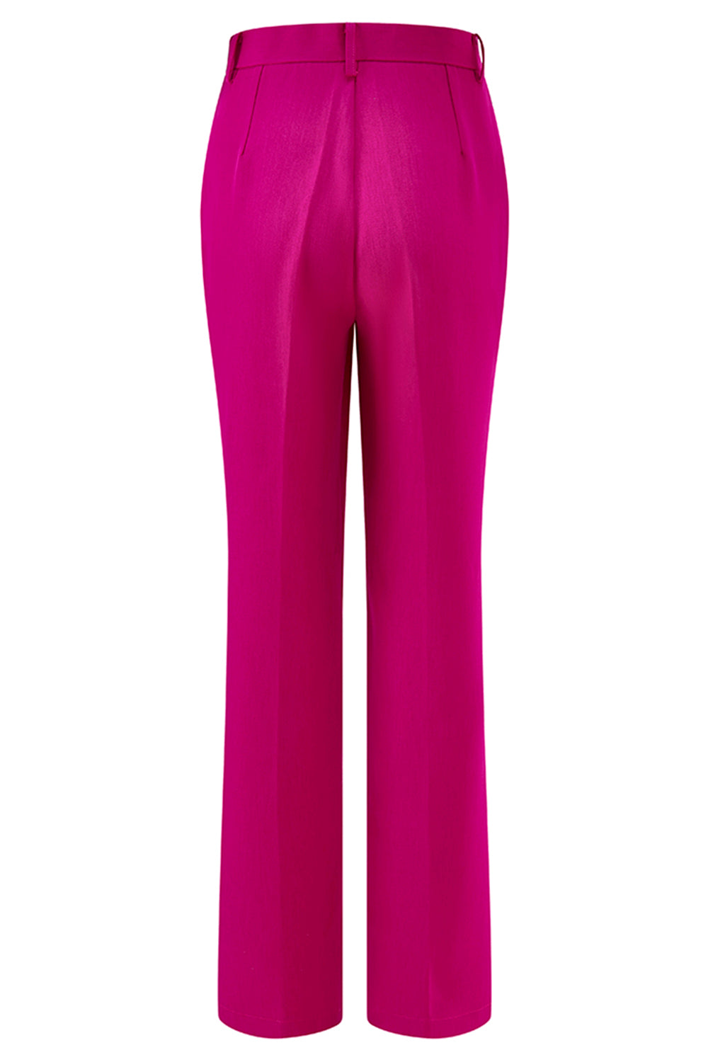Fuchsia 2-Piece One Button Notched Lapel Women Suits