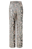 2-Piece Sparkly Grey Peak Lapel Women Suits