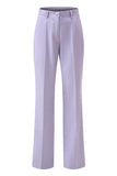 Lilac Peak Lapel Ruched Women Suits with Sash
