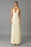 Daffodil V-Neck Sheath Chiffon Formal Dress