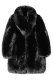Faux Fur Silver Grey Thickened Lapel Men's Coat