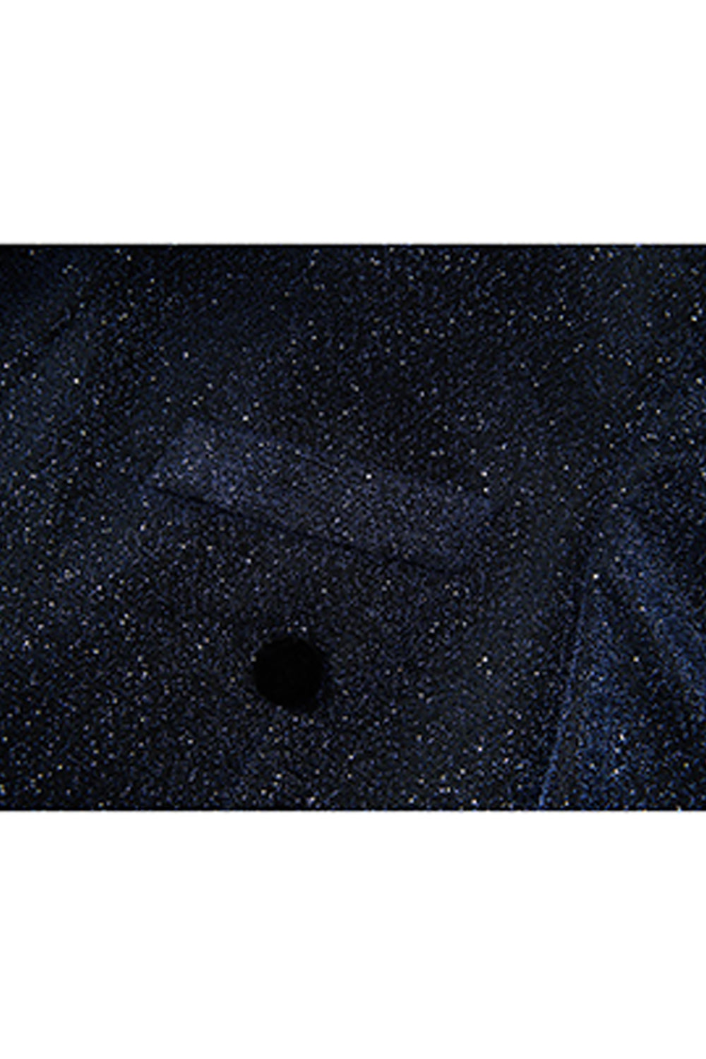 Sparkly Navy Sequin Shawl Lapel 2 Pieces Slim Fit Men's Prom Suits