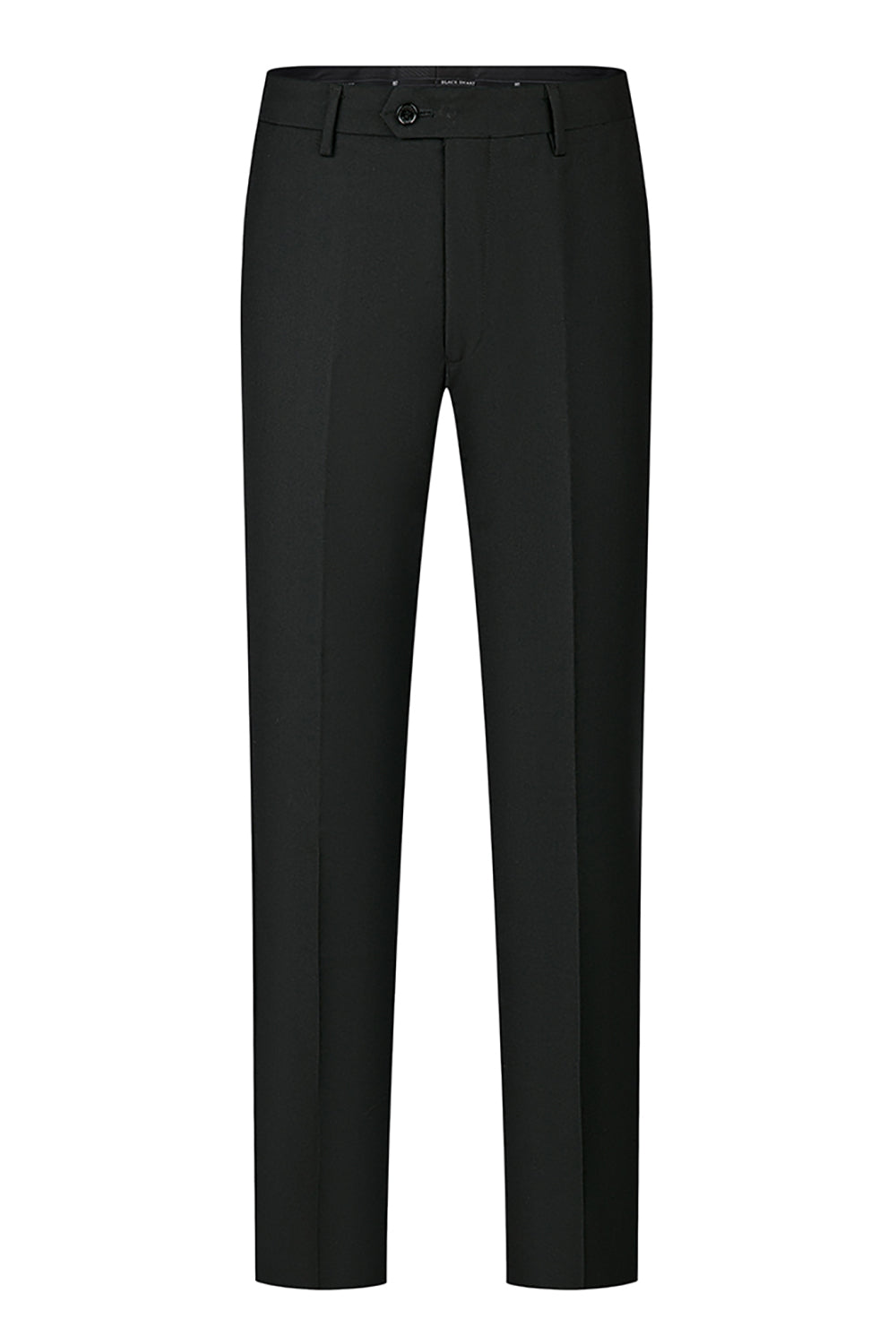 Stand Collar Jacquard Black 3 Pieces Men's Suits