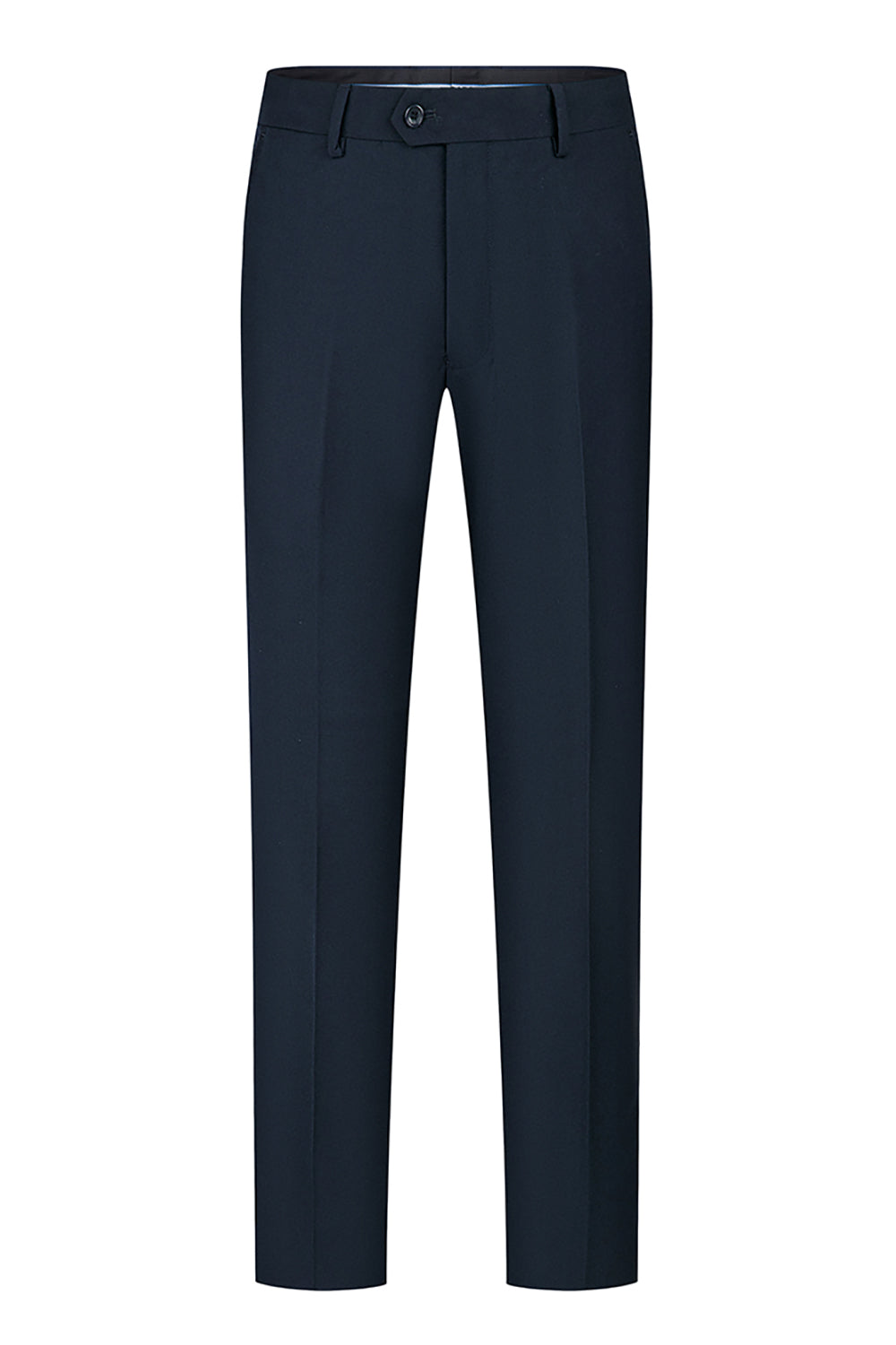 Stand Collar Jacquard Black 3 Pieces Men's Suits