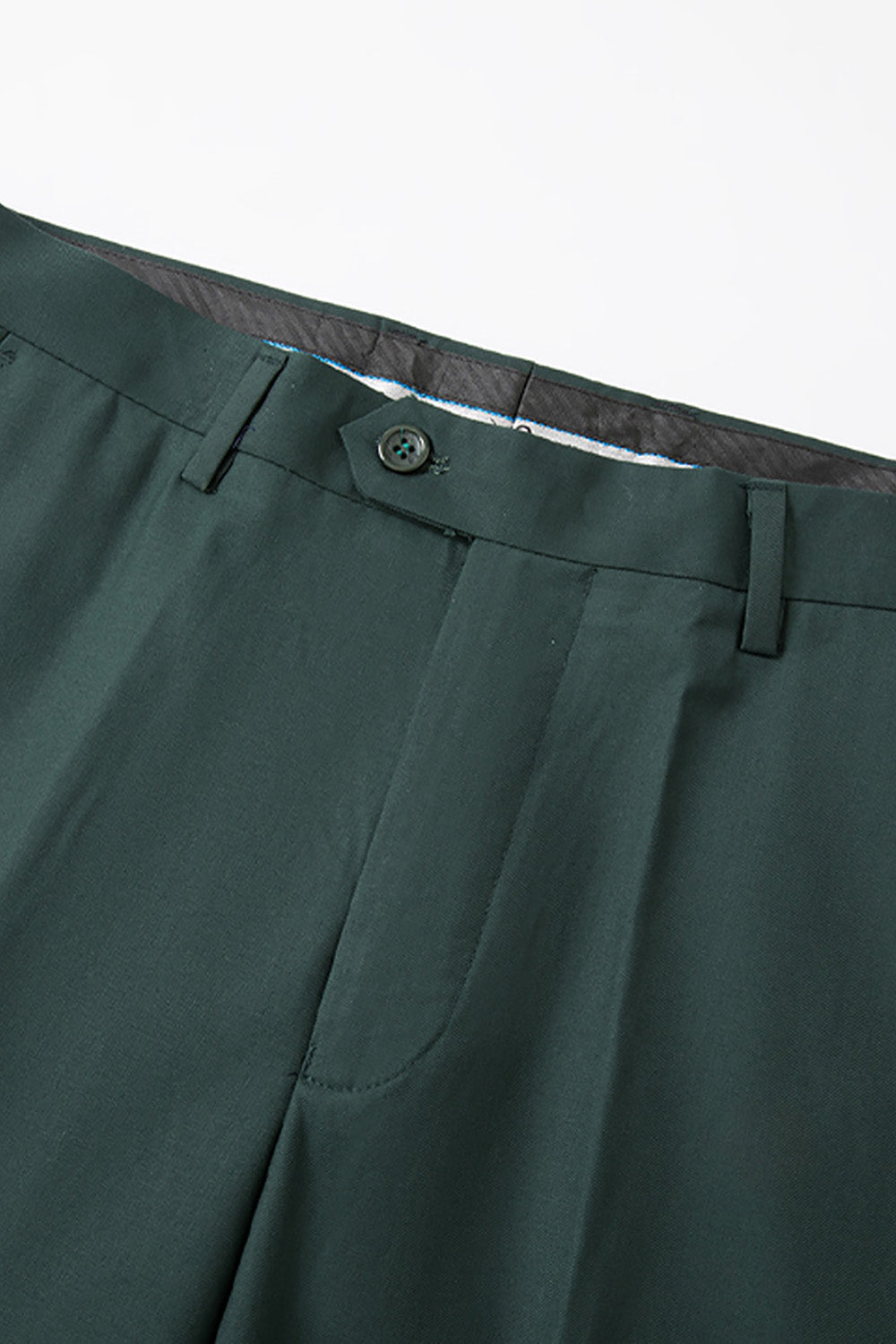 Dark Green Jacquard Shawl Lapel 3 Pieces Prom Suits