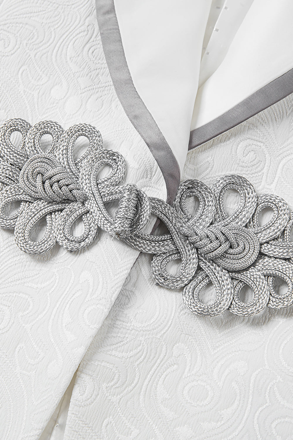 Jacquard Black Shawl Lapel 3 Pieces Prom Suits