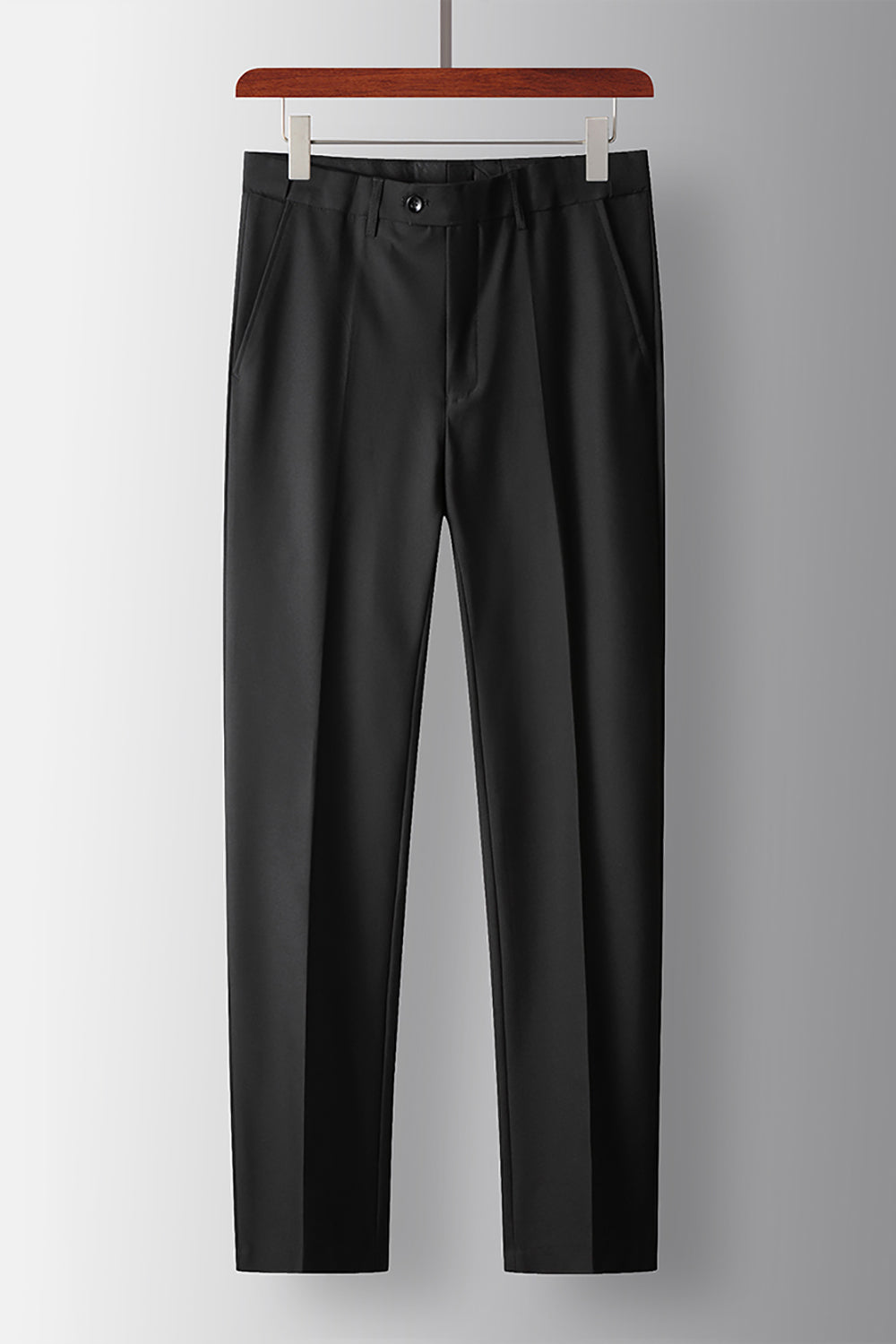 Peak Lapel Black 2 Pieces Men's Formal Suits