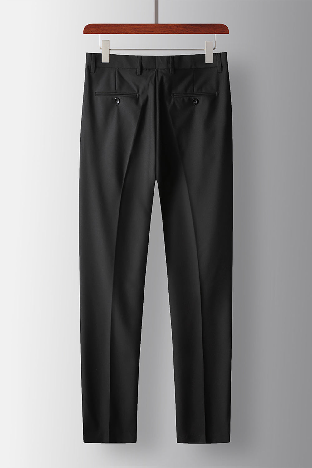 Peak Lapel Black 2 Pieces Men's Formal Suits