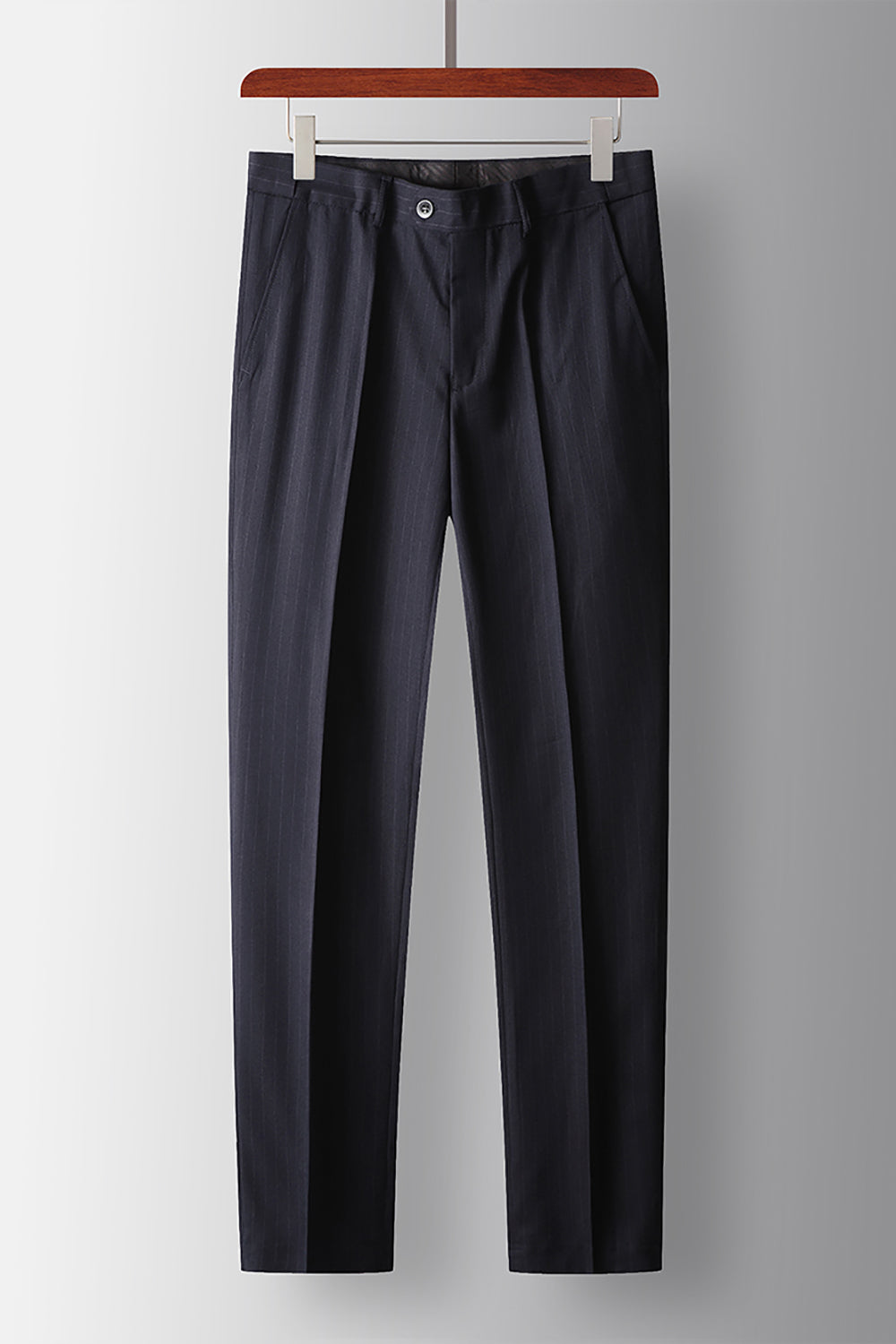 Navy Peak Lapel 2 Pieces Men's Formal Suits