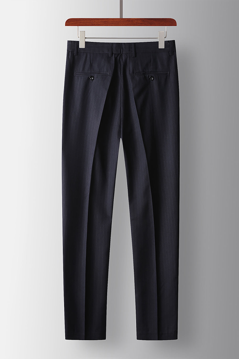 Navy Peak Lapel 2 Pieces Men's Formal Suits