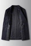 Navy Peak Lapel 2 Pieces Men's Formal Suits